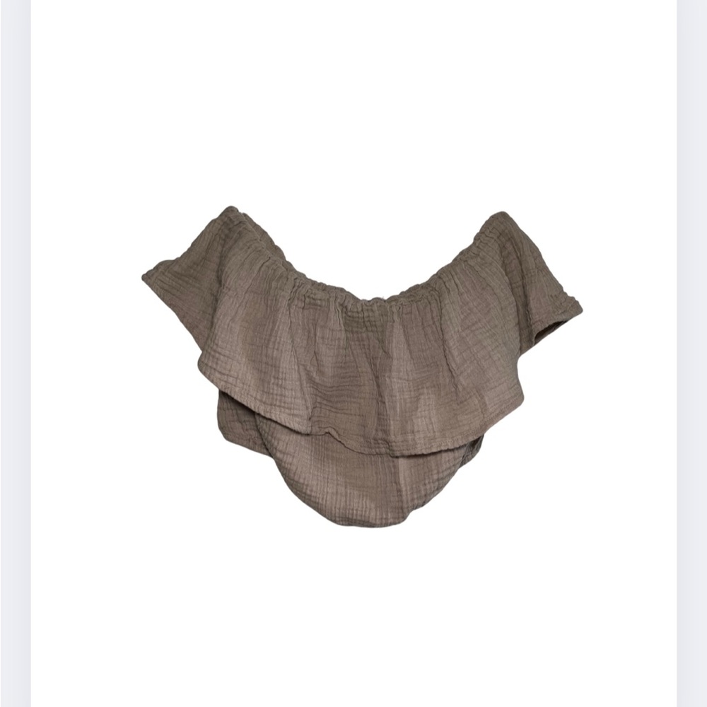 Aerie Textured Tan Top